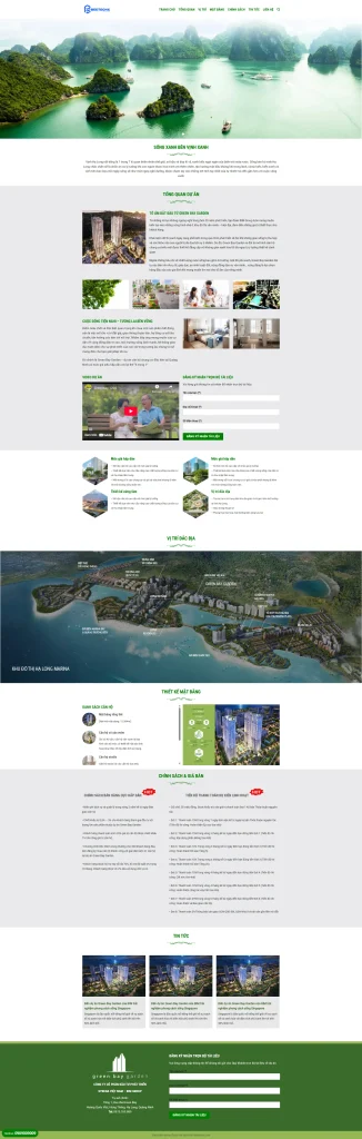 Mẫu Website Bất động sản 01