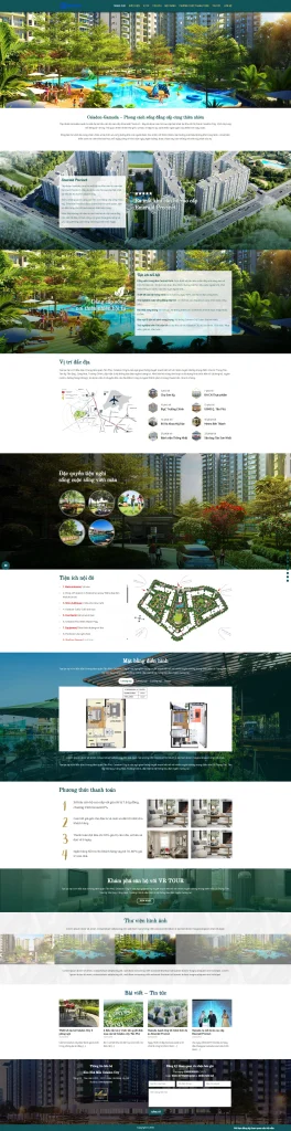Mẫu Website Bất động sản 02