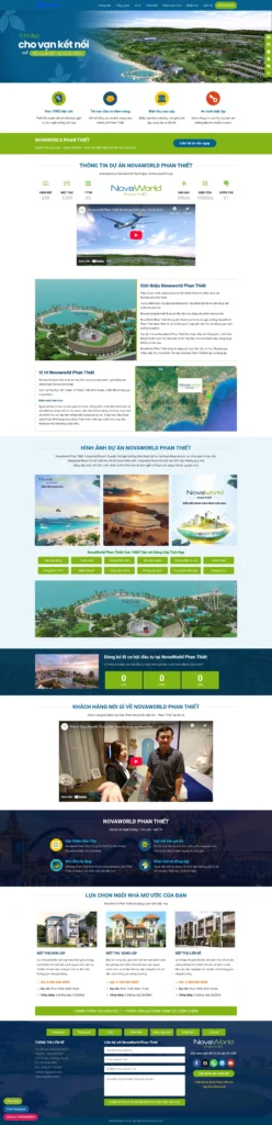 Mẫu Website Bất động sản 06