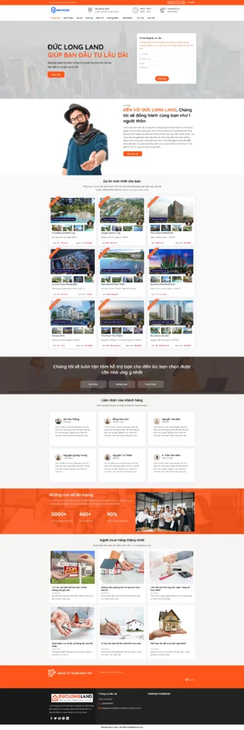 Mẫu Website Bất động sản 15