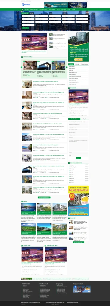 Mẫu Website Bất động sản 19